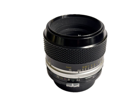 Nikon 55mm f3.5 Micro-Nikkor-P Auto AI - serviced July 2025