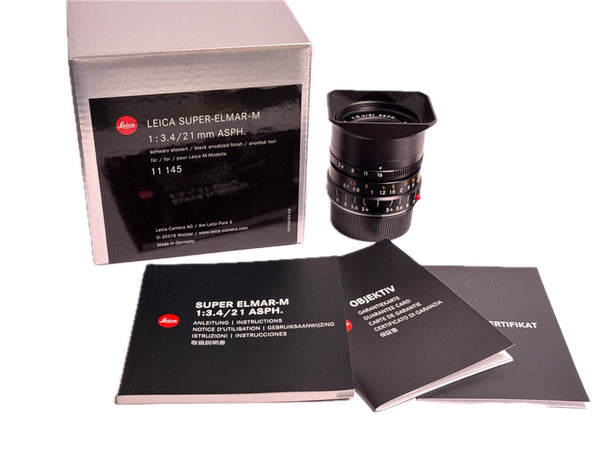Leica 21mm f3.4 Super-Elmar-M ASPH 11145 - like new in box