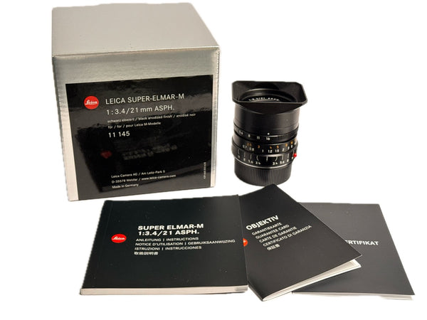 Leica 21mm f3.4 Super-Elmar-M ASPH 11145 - like new in box