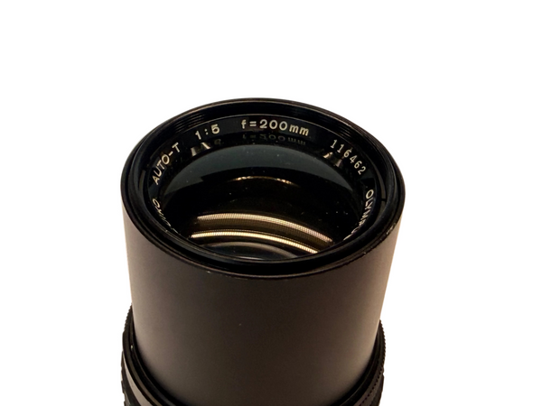 Olympus OM 200mm f5 F.ZUIKO Auto-T