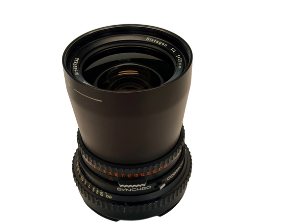 Hasselblad 50mm f4 Zeiss Distagon Black - serviced August 2026