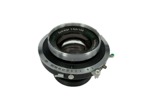 Schneider 150mm f5.6 Symmar in Compur shutter - serviced August 2026