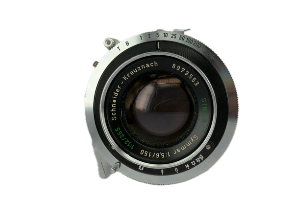 Schneider 150mm f5.6 Symmar in Compur shutter - serviced August 2026