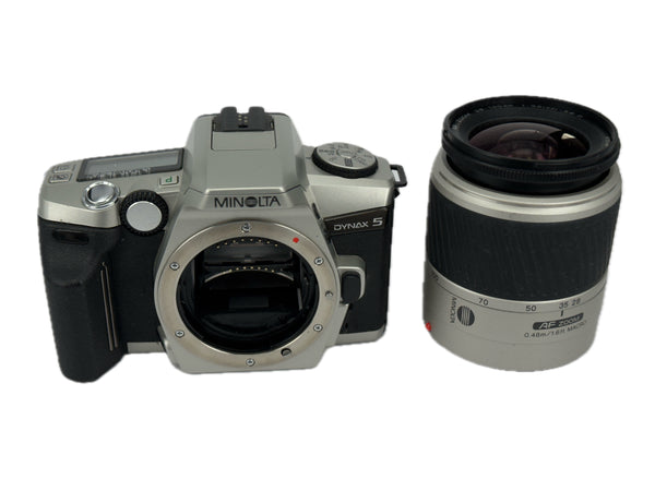 Minolta Dynax 5 with 28-100mm
