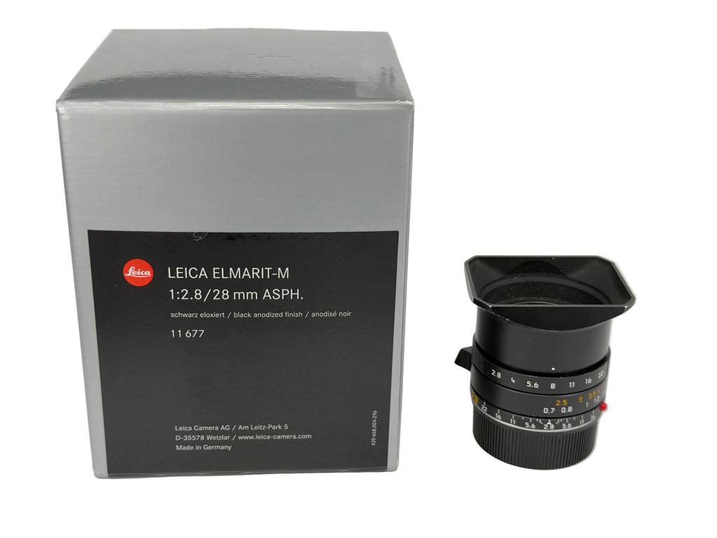 Leica 28mm f2.8 Elmarit-M ASPH. 11677 with box