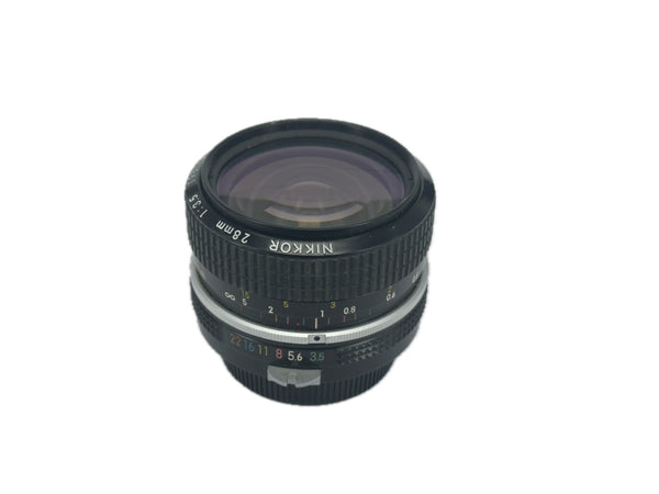 Nikon 28mm f3.5 Nikkor - serviced September 2025