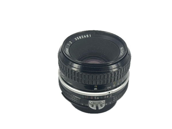 Nikon 50mm f2 Nikkor Ai-S - serviced September 2025
