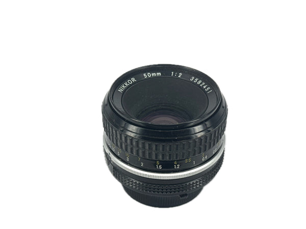 Nikon 50mm f2 Nikkor Ai-S - serviced September 2025