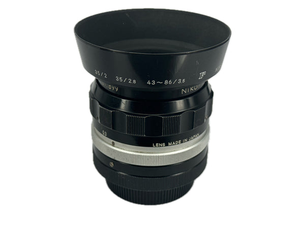 Nikon 35mm f2 Nikkor-Q Auto - serviced September 2025