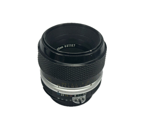 Nikon 55mm f3.5 Micro-Nikkor-P Auto AI-s - serviced September 2025