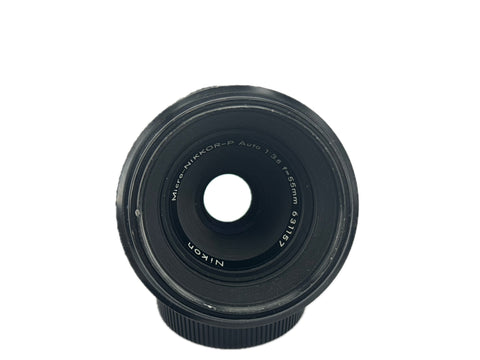 Nikon 55mm f3.5 Micro-Nikkor-P Auto AI-s - serviced September 2025