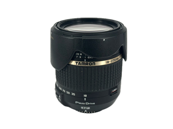 Tamron 18-270mm f3.5-6.3 Di II with hood - For Nikon