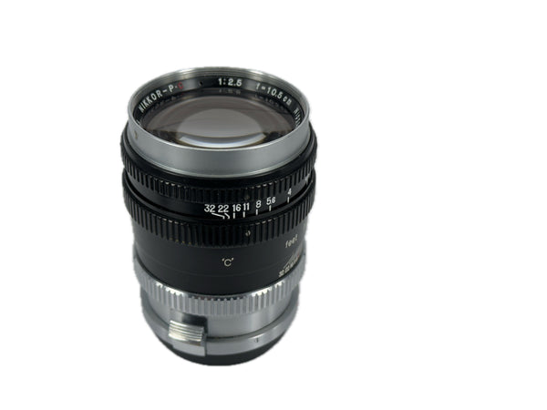 Nikon 10.5cm f2.5 Nikkor-P·C - S-mount - serviced September 2025