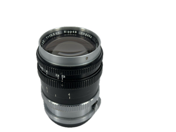 Nikon 10.5cm f2.5 Nikkor-P·C - S-mount - serviced September 2025
