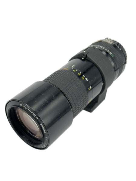 Nikon 200mm f4 Micro-Nikkor AI-s - serviced September 2025