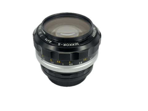 Nikon 55mm f1.2 Nippon Kogaku Nikkor-S Auto - serviced September 2025