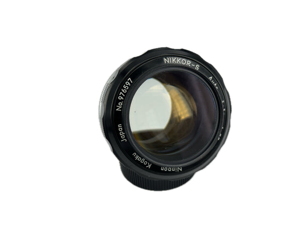 Nikon 55mm f1.2 Nippon Kogaku Nikkor-S Auto - serviced September 2025