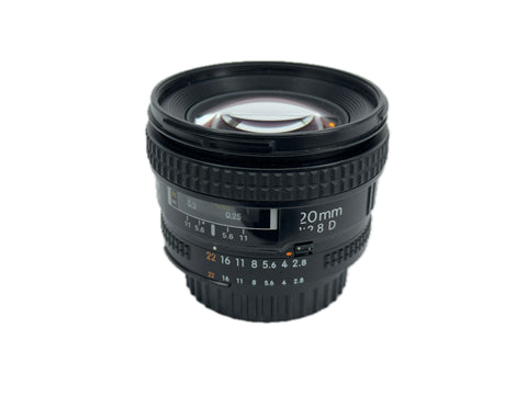 Nikon 20mm f2.8 AF D Nikkor with hood HB-4