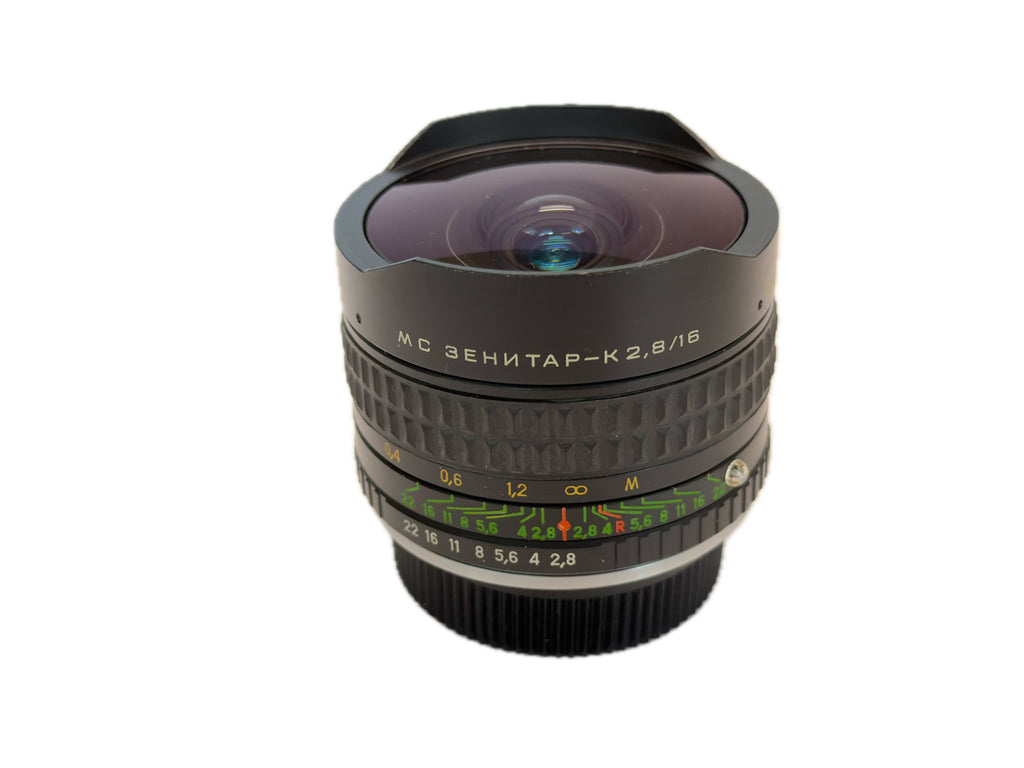 Zenit 16mm f2.8 Fisheye - Pentax K