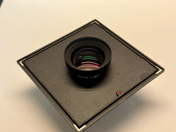 Nikon 210mm f5.6 Nikkor-W in Copal 1 shutter on Sinar board