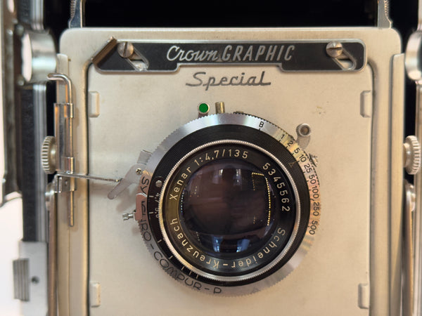 Graflex Crown Graphic 4x5 Field Press Camera with Schneider 135mm f4.7 Xenar - cl'a September 2025