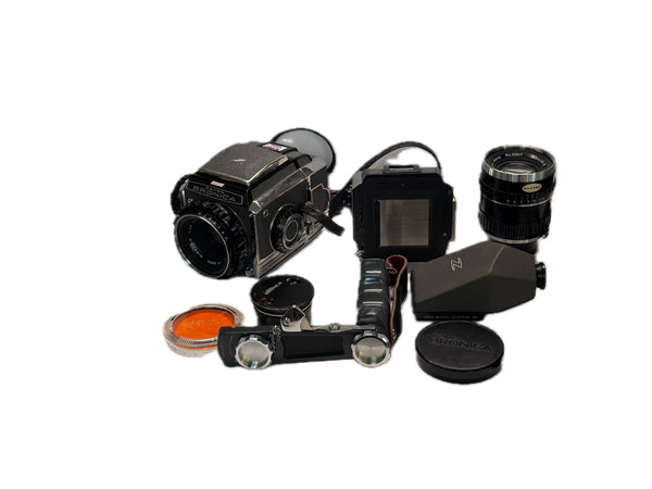 Zensa Bronica S2 with 3 lenses