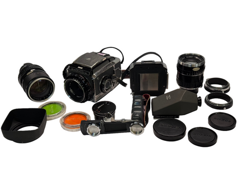 Zensa Bronica S2 with 3 lenses