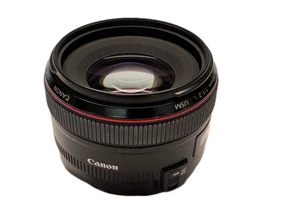 Canon EF 50mm f1.2 L with hood ES-78