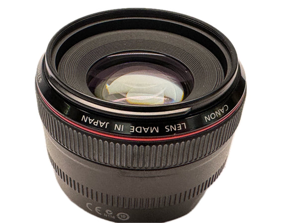 Canon EF 50mm f1.2 L with hood ES-78