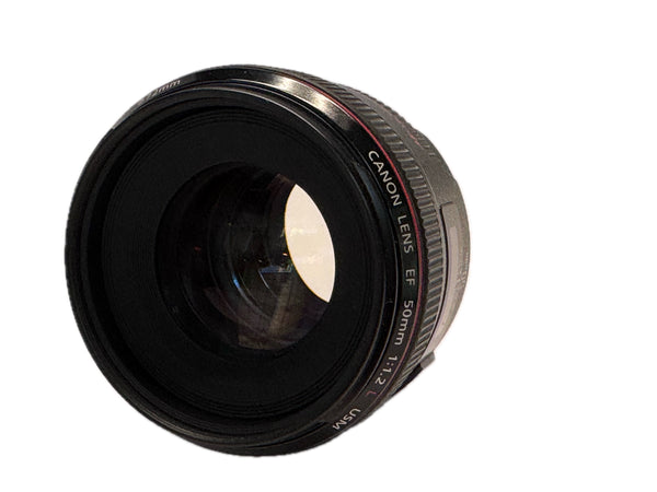 Canon EF 50mm f1.2 L with hood ES-78