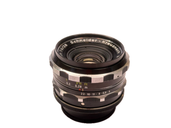 Schneider 28mm f4 Curtagon - M42 mount - serviced October 2026