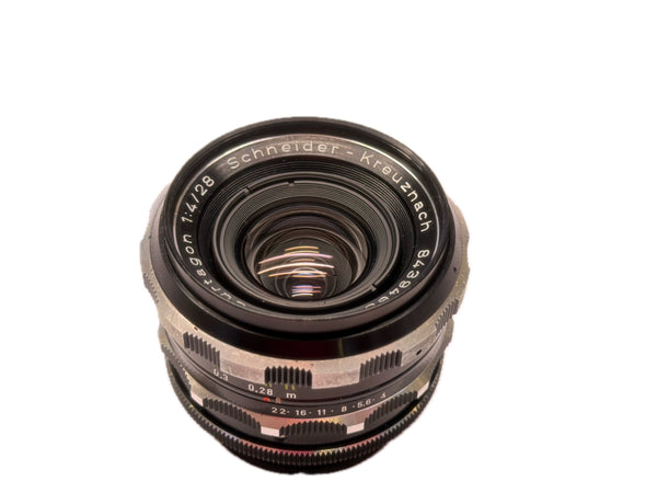 Schneider 28mm f4 Curtagon - M42 mount - serviced October 2026