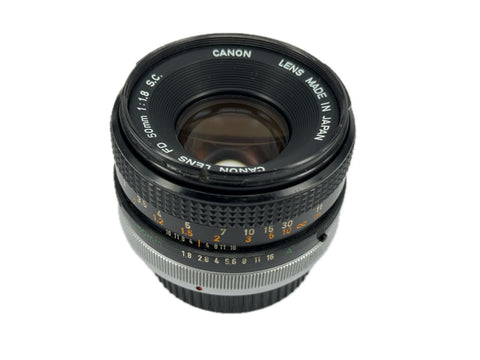 Canon FD 50mm f1.8 S.C.