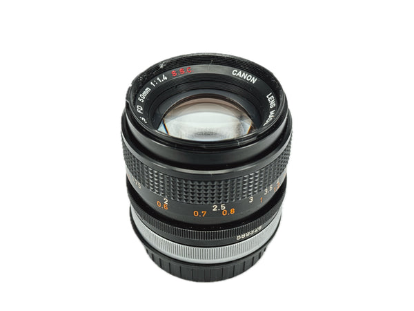 Canon FD 50mm f1.4 S.S.C. - serviced November 2025