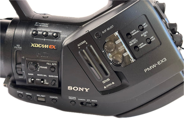 Sony PMW-EX3 Camcorder with Fujinon HD 5.8-81.2mm F1.9 Zoomr with Fujifinon