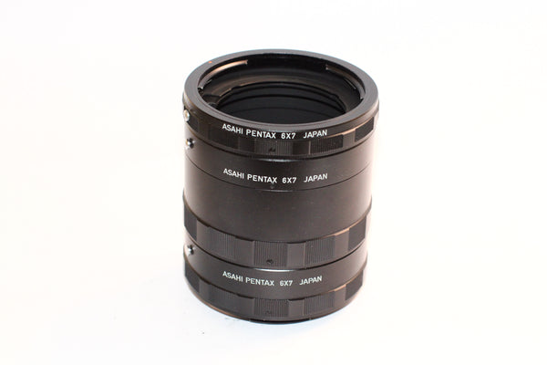 Pentax 67 extension tube set no. 1-2-3 w. case