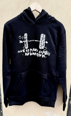 #035 OOMC Hand Drawn Logo Black Hoodie