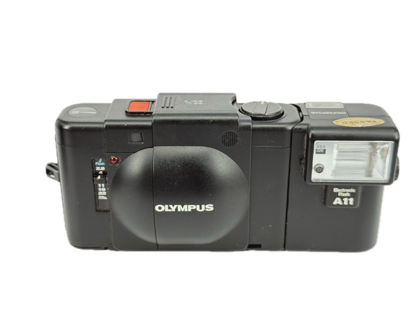 Olympus XA with A11 flash
