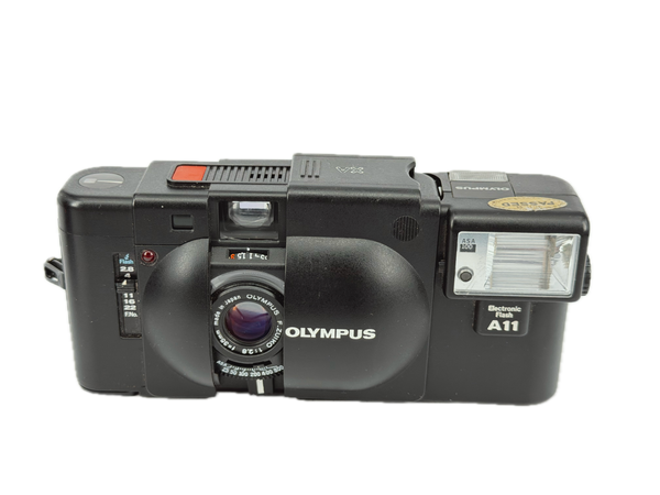 Olympus XA with A11 flash
