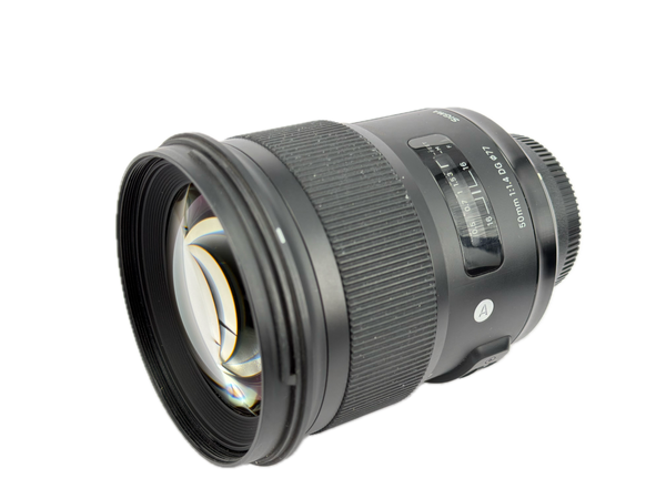 Sigma 50mm f1.4 DG ART with hood - for Nikon