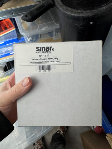 Sinar Multipurpose Bellows 100 EL Long 454.12.001 - New in box