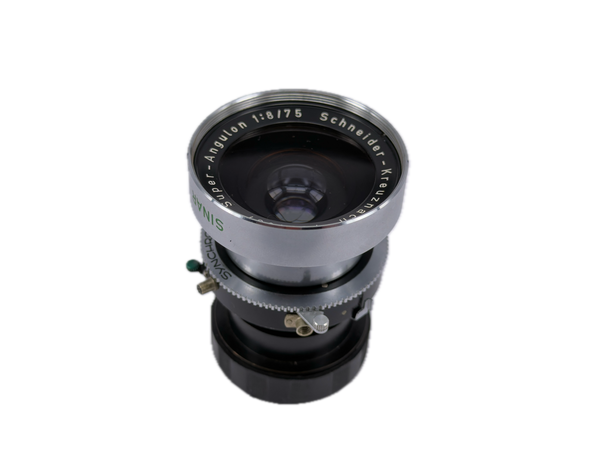 Schneider 75mm f8 Super-Angulon in synchro-compur shutter - Serviced by our technician February 2026