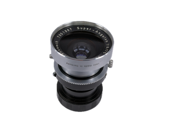 Schneider 75mm f8 Super-Angulon in synchro-compur shutter - Serviced by our technician February 2026