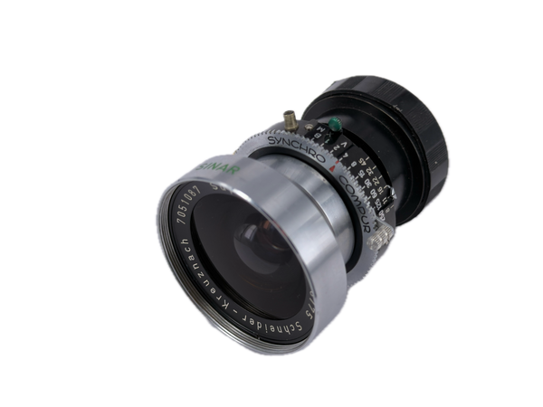 Schneider 75mm f8 Super-Angulon in synchro-compur shutter - Serviced by our technician February 2026
