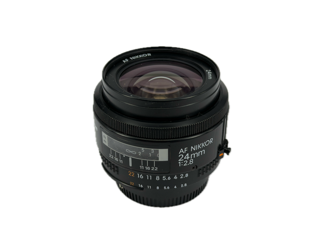 Nikon 24mm f2.8 AF Nikkor with hood HN-1