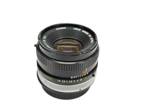 Canon FD 50mm f1.8 S.C.