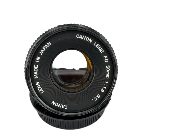 Canon FD 50mm f1.8 S.C.