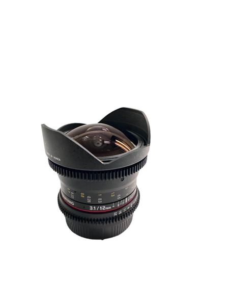 Samyang 12mm T3.1 ED AS NCS Fisheye Cine Lens - Canon EF-mount