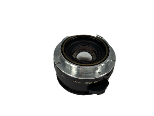 Minolta 40mm f2 M-Rokkor with hood - for Leica M