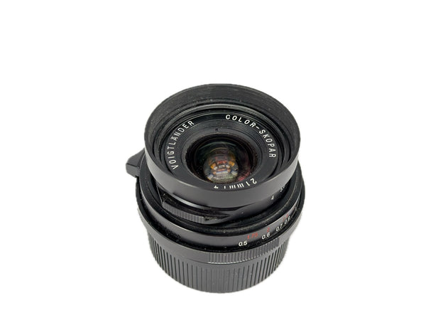 Minolta 40mm f2 M-Rokkor with hood - for Leica M